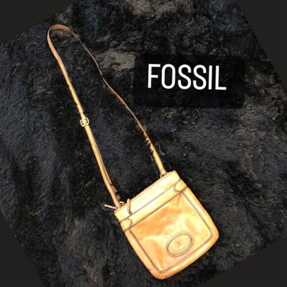 FOSSIL leather purse crossbody bag - Picture 1 of 10